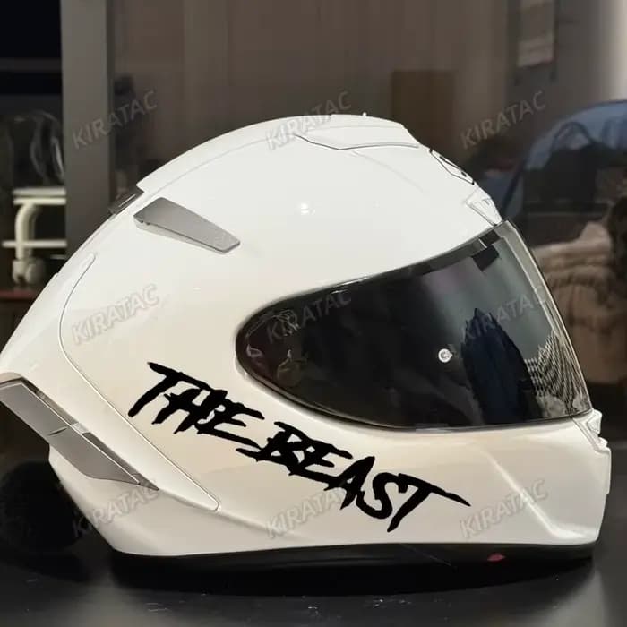 Autocollants imperméables pour casque de moto
