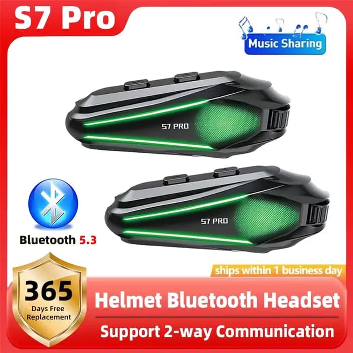 Nouveau S7 Pro casque de moto interphone