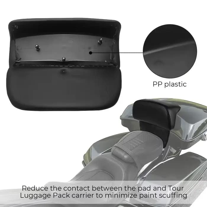 Pour Harley Touring Road King Street Electra Glide CVO Ultra Limited 2014-UP : Top Case Chopped