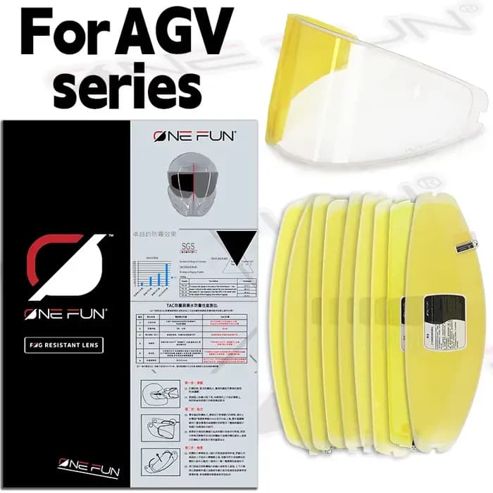 Visière anti-buée K5 JET compatible avec les casques modulaires AGV Sport K3 GT6 K5 JET