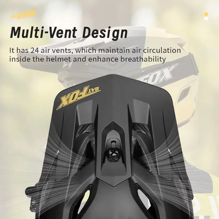 BATFOX casque enduro intégral descente BMX