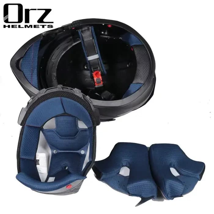 Casques de moto modulaire à double visière