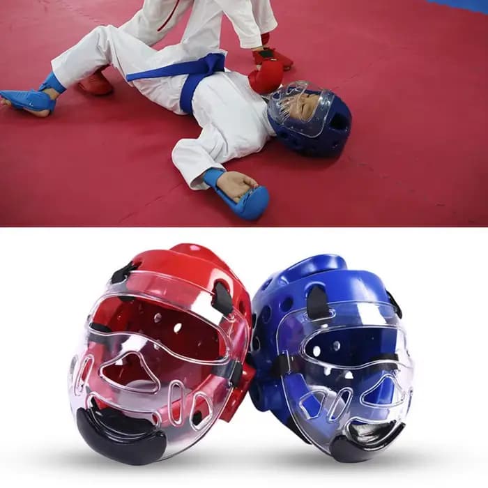 Casque de Taekwondo pour adultes et enfants, masque facial de combat d'arts martiaux, couvre-chef à Absorption des chocs, protection pour la boxe, entraînement de karaté MMA