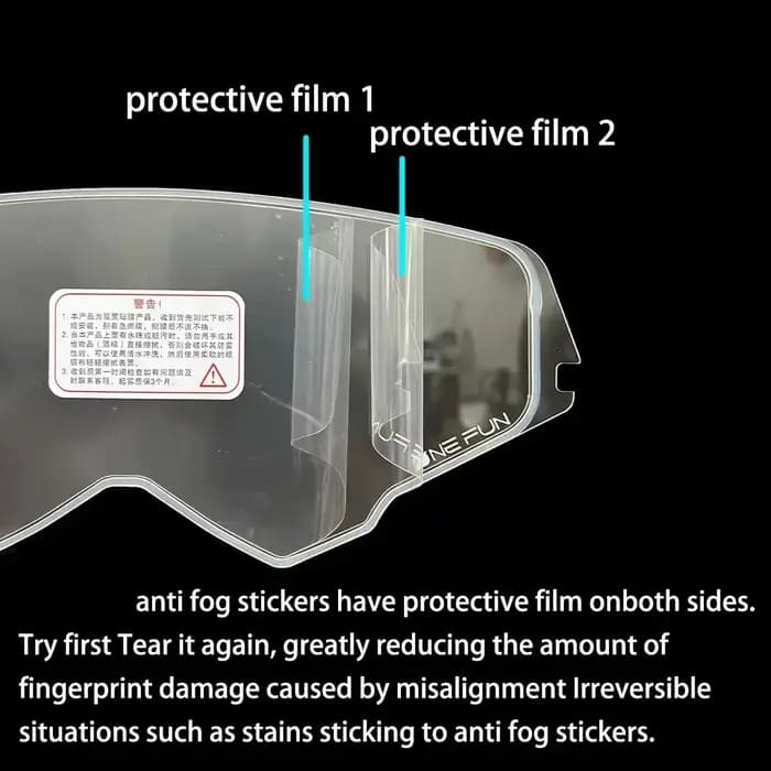 Film Anti-buée pour casque Schuberth C3 Pro E1 S2