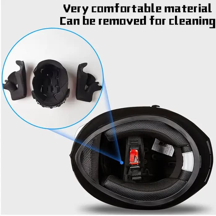 Casque de moto pour été et hiver