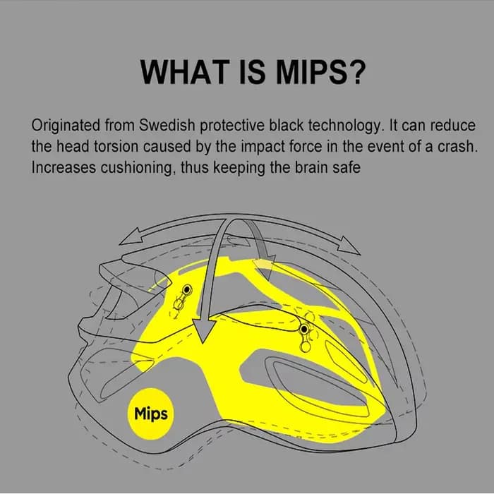 MOON Casque de Vélo Adulte avec MIPS - Certifié CE et CPSC - Pour VTT et Route - Doublure Amovible et Ventilation - Léger et Confortable - Matériau Haute Résistance - Bande Réfléchissante pour Nuit