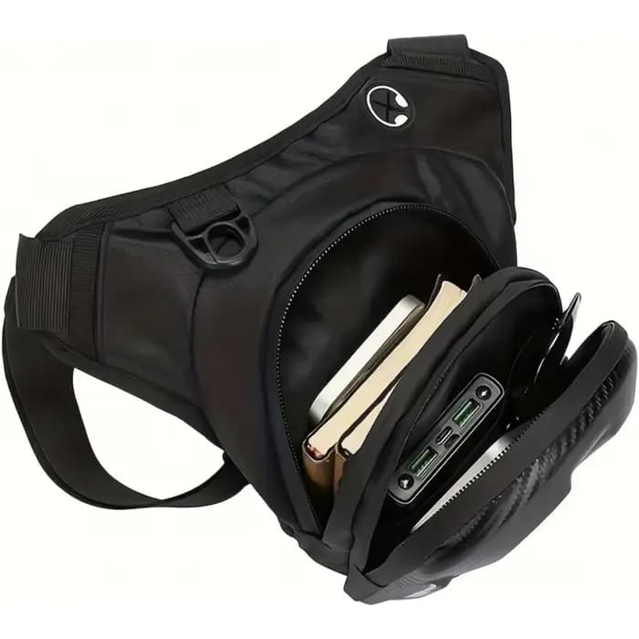 Sacoche de cuisse imperméable pour moto