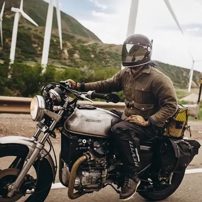 Sacoche de dégager étanche pour moto rétro