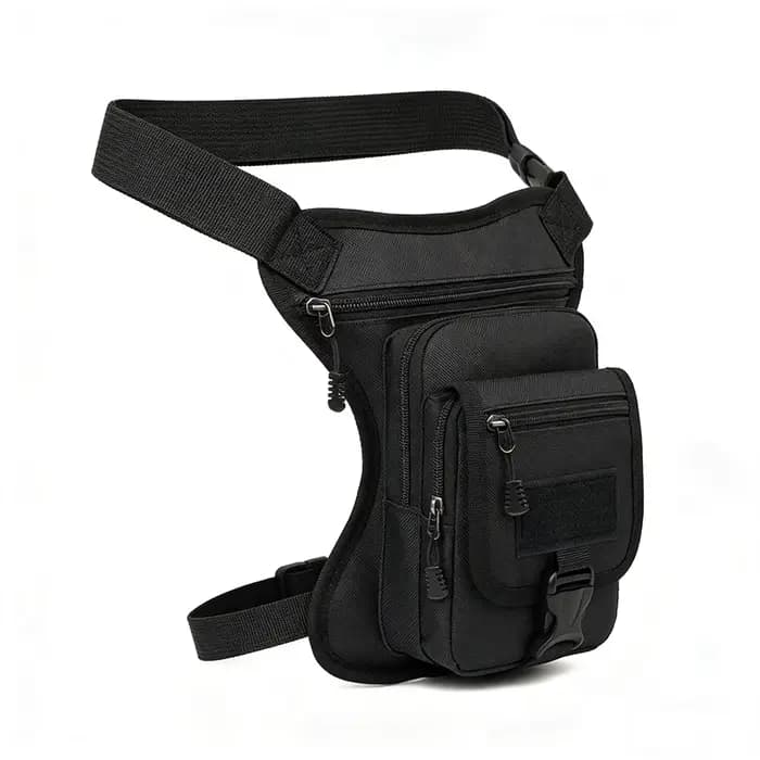 Sac de jambe de moto, ceinture de hanche multifonctionnelle d'extérieur