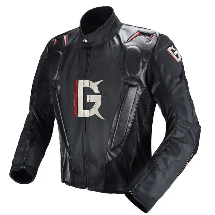 Veste de Moto en cuir Oxford
