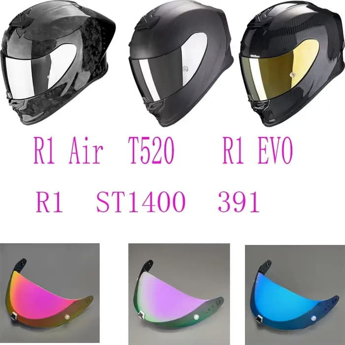 Visière de casque EXO 520 pour casques intégraux de moto