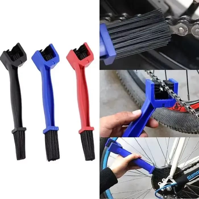 Brosse de nettoyage de chaîne électrique pour moto et scooter – Outil portable universel pour l'entretien