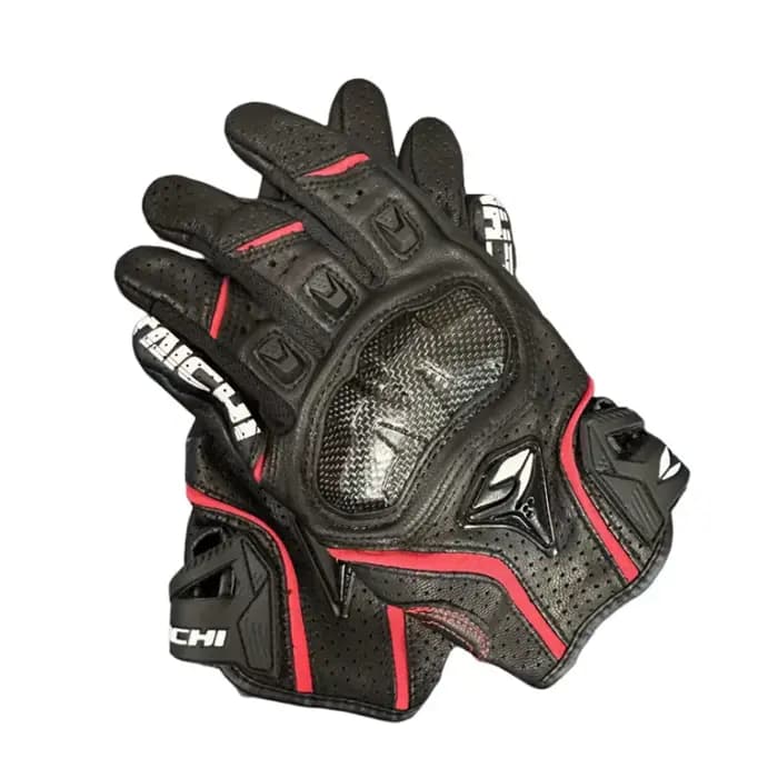 Gants de Moto en cuir véritable pour hommes