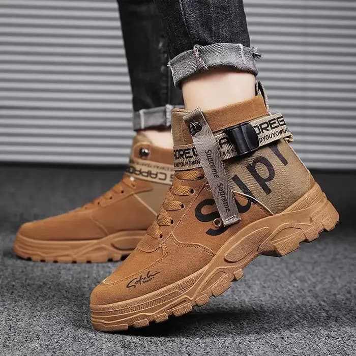 Bottes d'été polyvalentes en cuir pour hommes