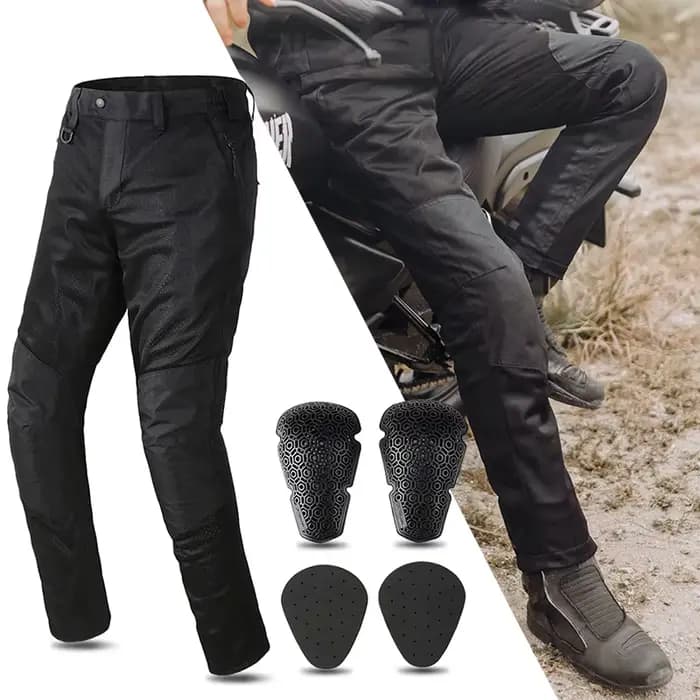 Pantalon de moto en maille d'été pour hommes