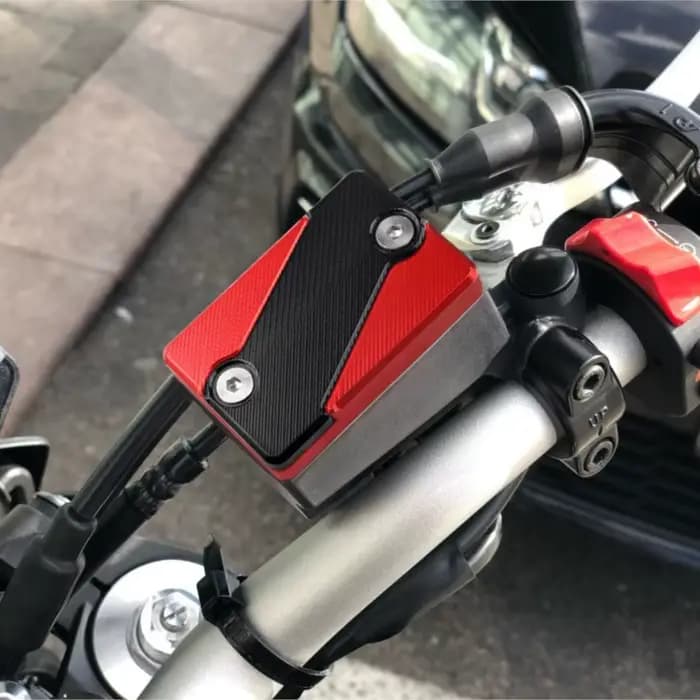 Couvercle de réservoir de liquide de cylindre d'embrayage de frein avant de moto en aluminium CB 125 R pour HONDA