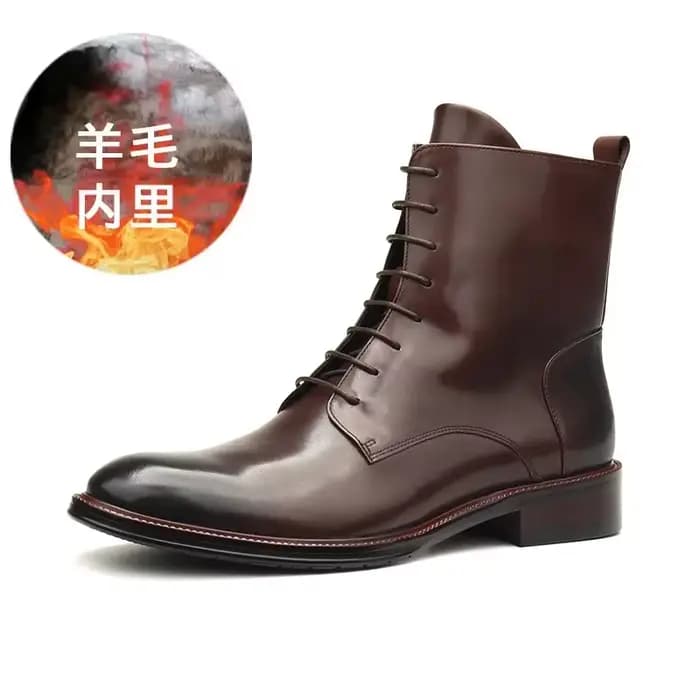 Bottes en cuir pour hommes