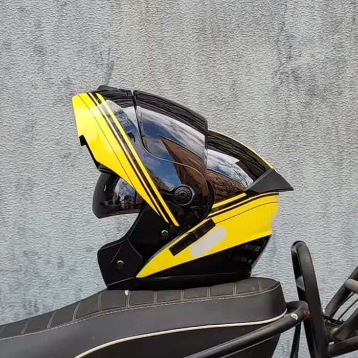 ORZ dernier casque de moto à rabat modulaire de sécurité approuvé DOT Voyage course