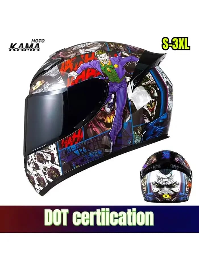 Casque de moto quatre saisons