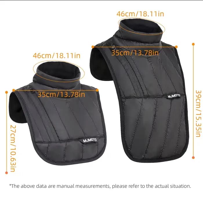 Cache-cou coupe-vent chaud multifonctionnel pour moto avec protection des épaules