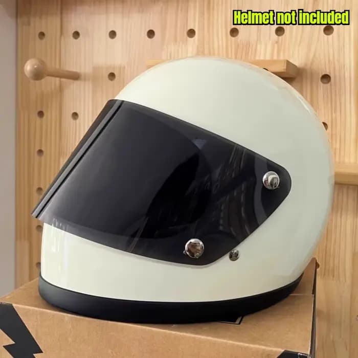 Visière de casque de moto pour casque intégral rétro BEETLESTR