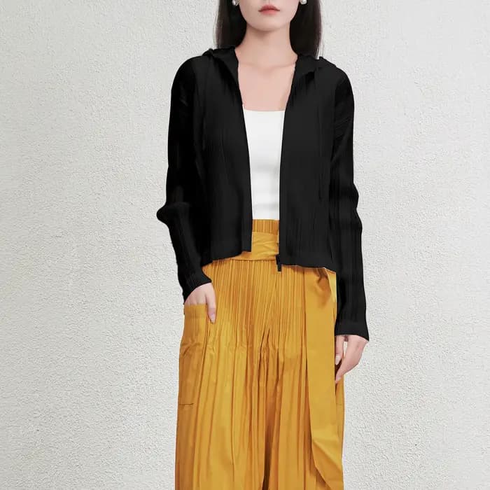 Veste décontractée à capuche ajourée pour femme, nouveau style, tridimensionnelle, légère, amincissante, courte, cardigan anti-UV.