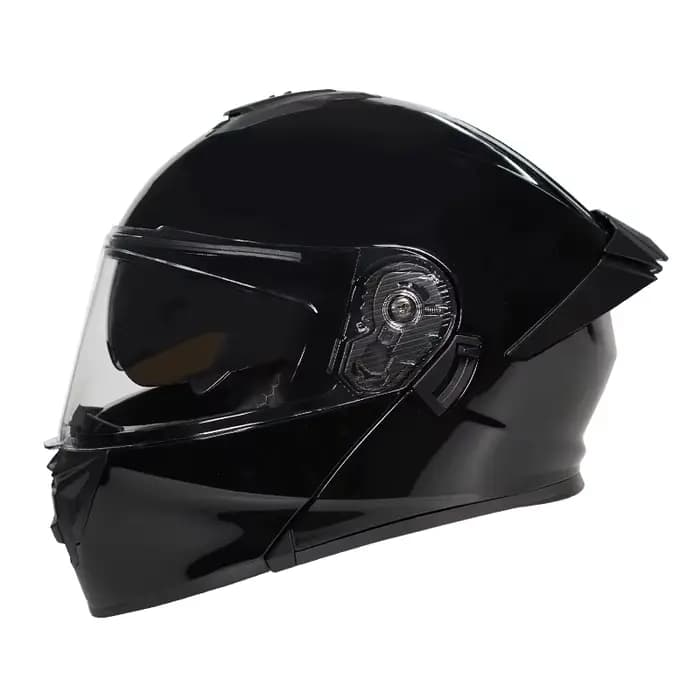 Casque de moto tout-terrain personnalisé avec design à double visière pour la protection hivernale