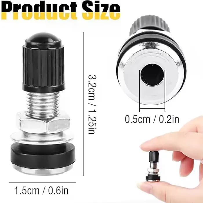 Valve de roue de moto 33mm