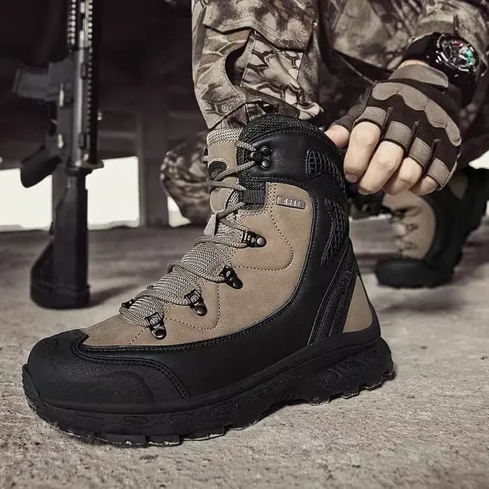 Bottes du désert en cuir pour hommes