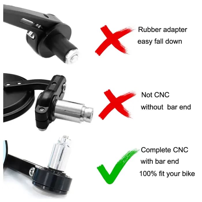 Rétroviseurs latéraux pour motos Ducati SCRAMBLER 800 2015 2016 2017 2018