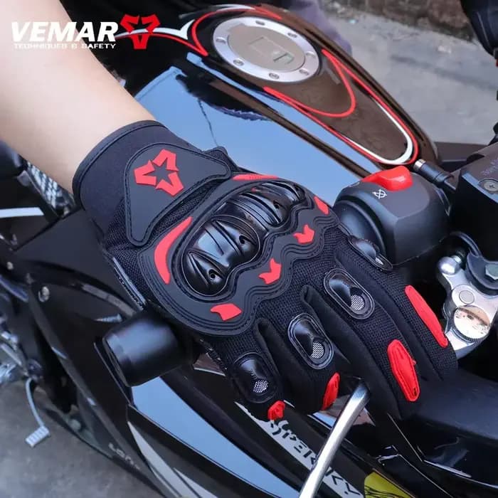 Gants de moto VEMAR pour l'été