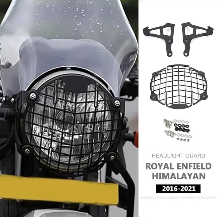 Accessoires de moto garde de phare pour Royal Enfield himalayen 2016 2017 2018 2019 2020 2021 protecteur de couverture de calandre