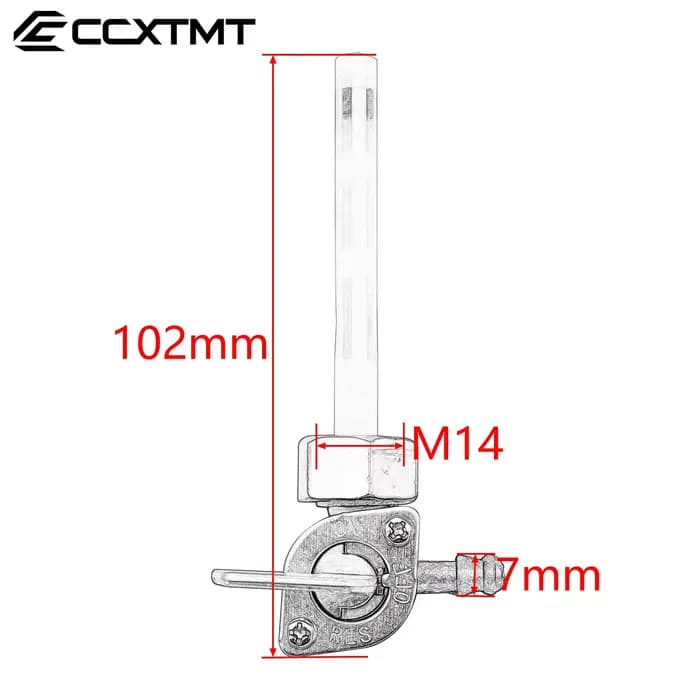 M14 moto gaz essence réservoir de carburant interrupteur robinet Petcock vanne ouvert/fermé commutateurs pour Honda CM18