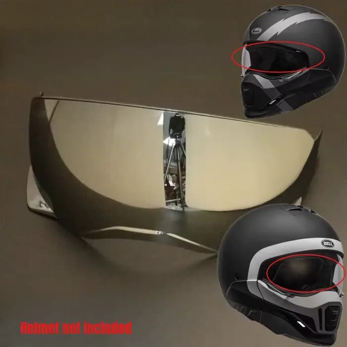 Convient pour BELL Broozer Visière de casque de moto