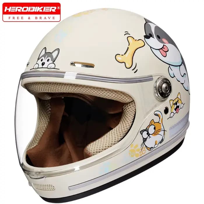 Casque Anti-chute pour enfants casques de Moto de dessin animé mignon