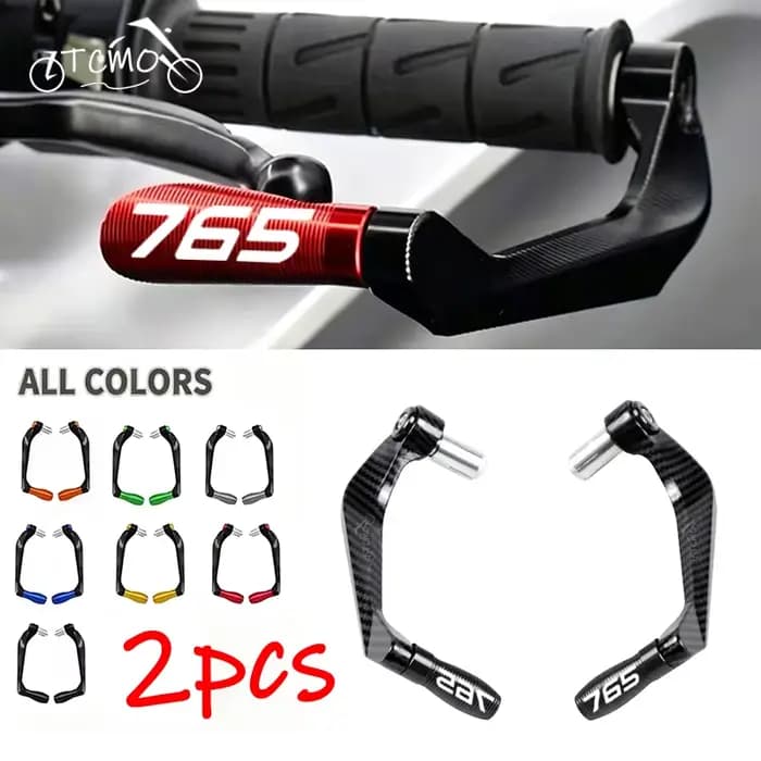 Accessoires pour Triumph Street Triple 765 RS R 765RS 765R 2019-2025 : Protection de poignée de guidon et de leviers de frein et d'embrayage pour moto