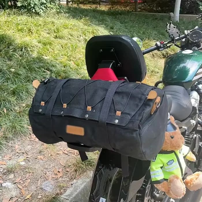 Sac de siège arrière de moto Vintage