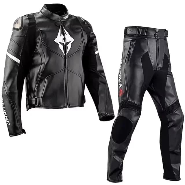 Ensemble de veste de course moto d'hiver