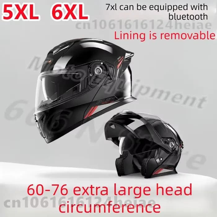 Casque de sécurité pour moto 5XL 6XL 7XL