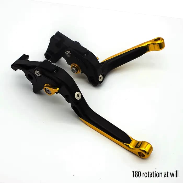 Levier d'embrayage de frein pliable et extensible pour moto