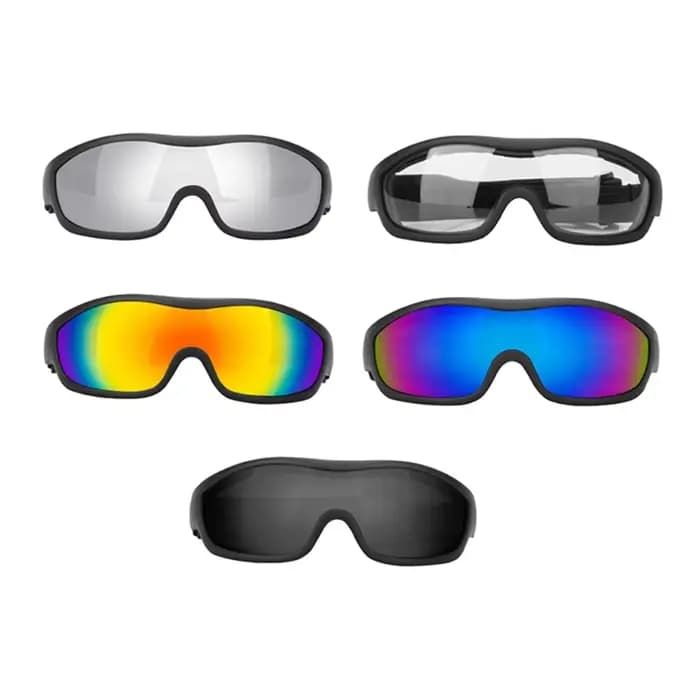 Lunettes de moto pour vélo électrique, avec lentille anti-uv, claires et confortables, pour moto et vélo électrique