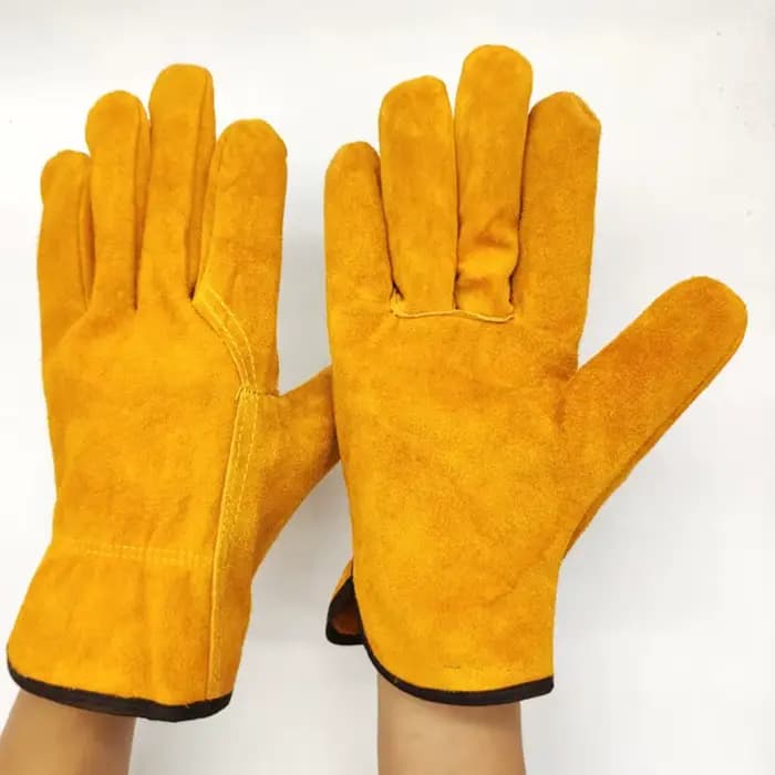 Gants de travail en cuir de vache souple pour hommes