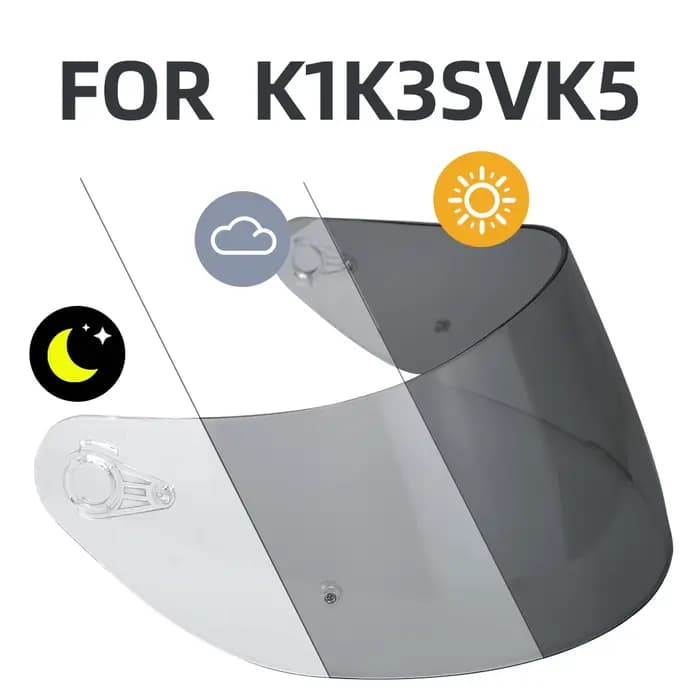Visière photochromique pour AGV K5 K5S K3SV K3-SV K1 K1S