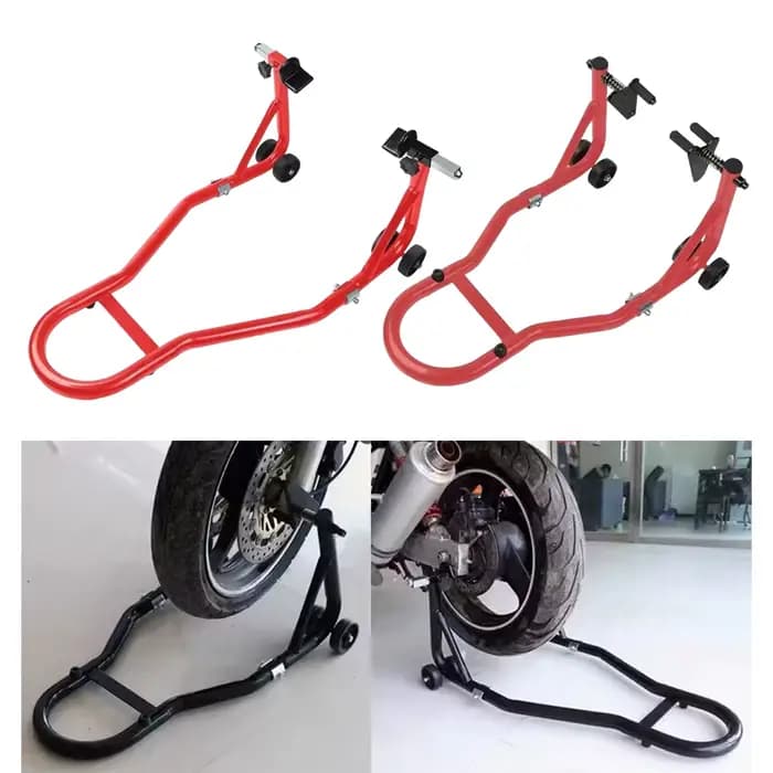 Support de roue avant et arrière pour moto