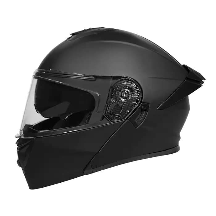 Casque de moto tout-terrain personnalisé avec design à double visière pour la protection hivernale