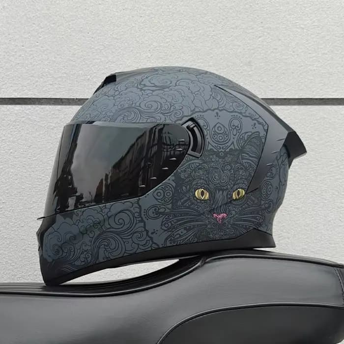 Casque intégral de moto en Fiber de carbone