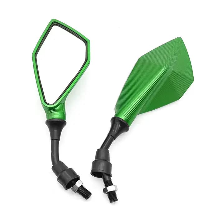 2 rétroviseurs latéraux réglables grand angle de 10 mm pour moto et vélo