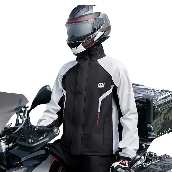 Combinaison de pluie pour moto