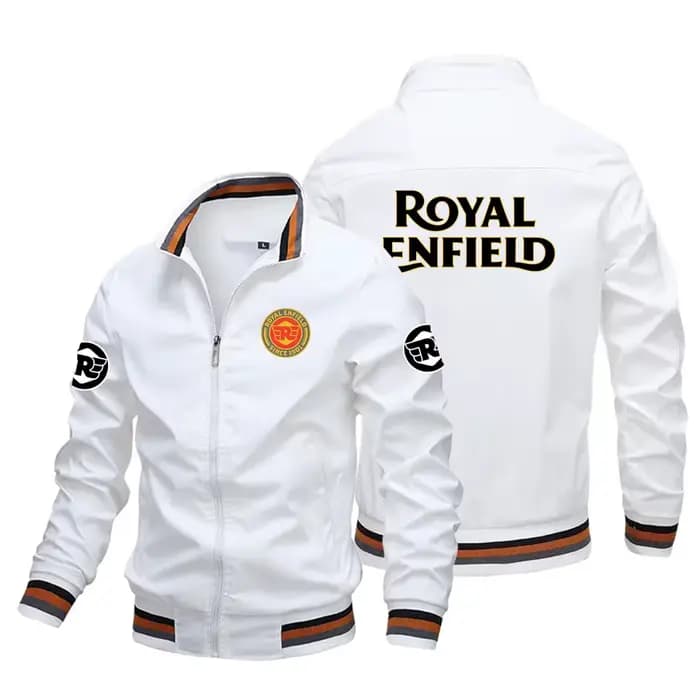 Veste de moto Royal Enfield de style rétro pour hommes