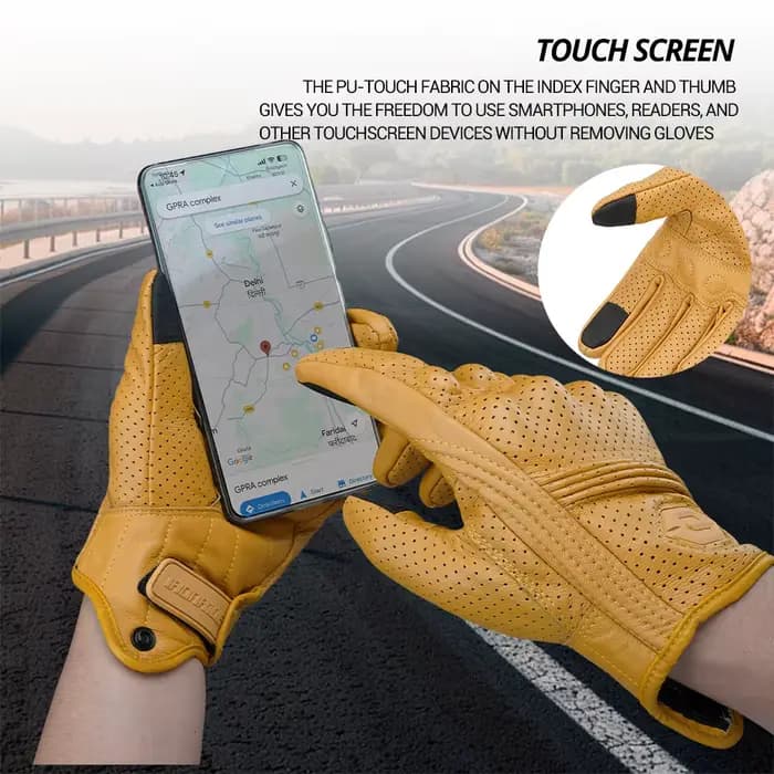 Gants de moto pour hommes